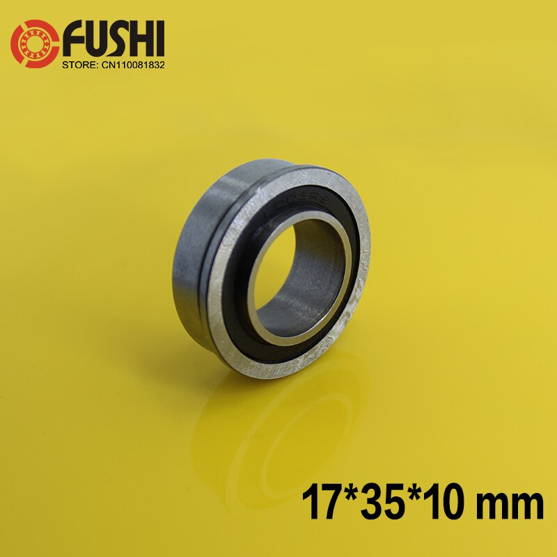 F6003-2RS Wheelbarrow Bearing 17*35*10 mm ( 1 PC ) Garden Trolley Ball Bearings With Flanged