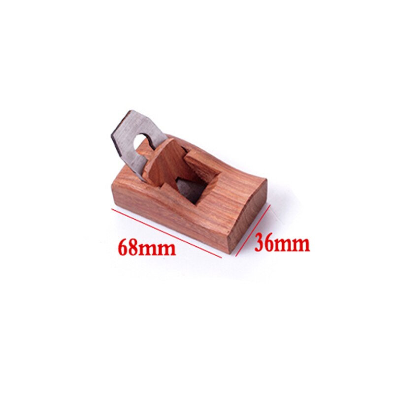 1 stk mahogni snedker høvl gør-det-selv træbearbejdningshånd med håndtag 55mm/68mm/98mm/120mm mini træbearbejdningshøvl: 68mm