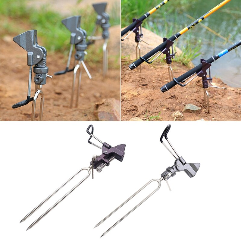 Support De Canne à Pêche - DIOCHE - Montage Latéral En Acier Inoxydable