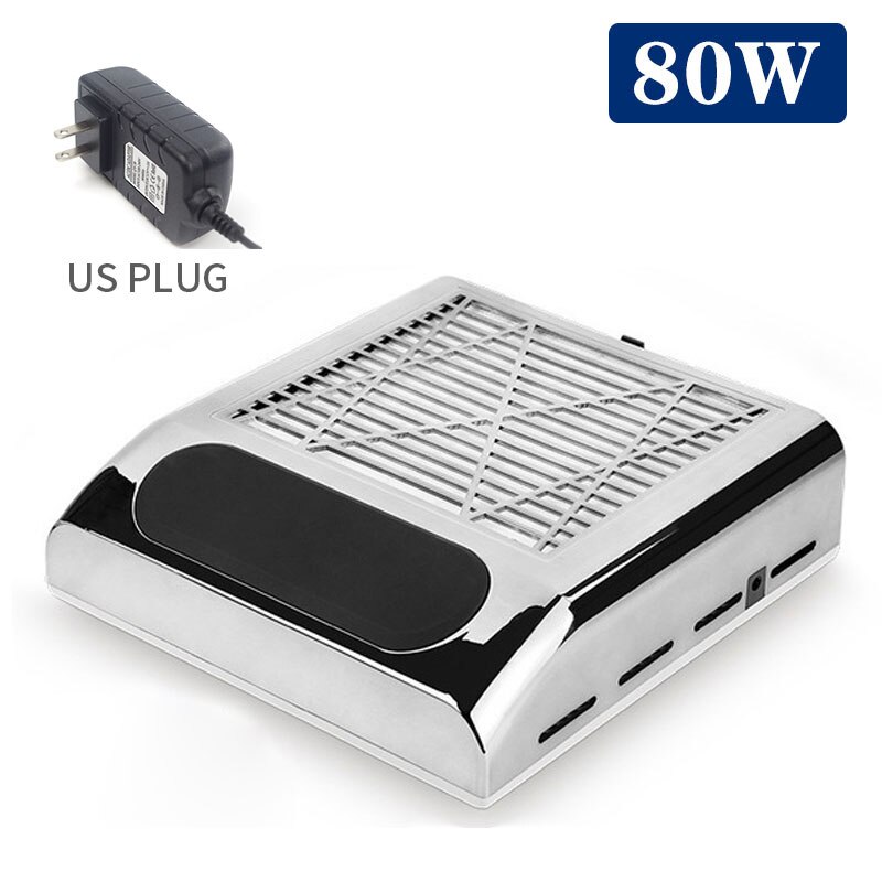 Colector de praf pentru unghii ventilator aspirator masini-unelte pentru manichiura cu filtru putere puternica instrument pentru arta unghiilor aspirator pentru unghii: Noi plug sliver