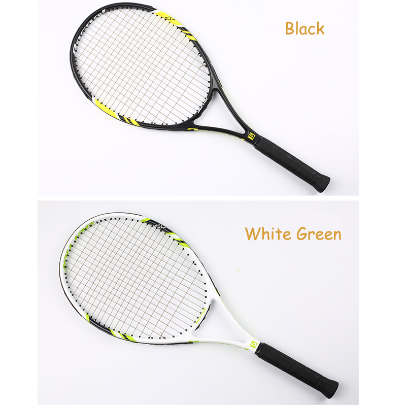 Tennisracket Carbon Fiber Aluminium Frame Ultra Licht Tennis Raquete De Unisex Training Met Tennis Bat Zak