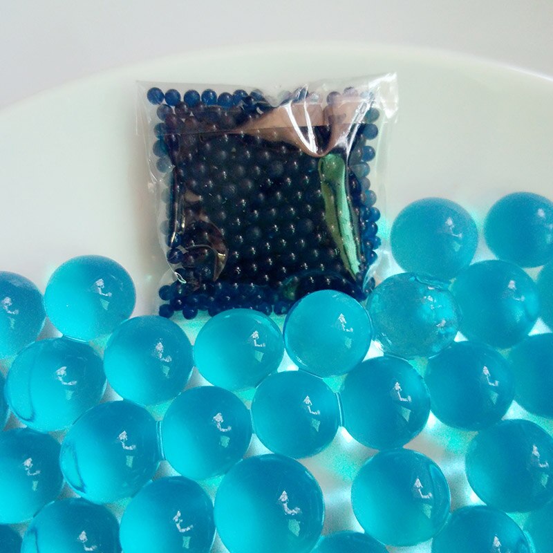 3000 Deeltjes Multi Kleur Kristal Kralen Jelly Kinderen Speelgoed Hydrogel Bal Plantenteelt Ballen Die Groeien In Water: Blauw
