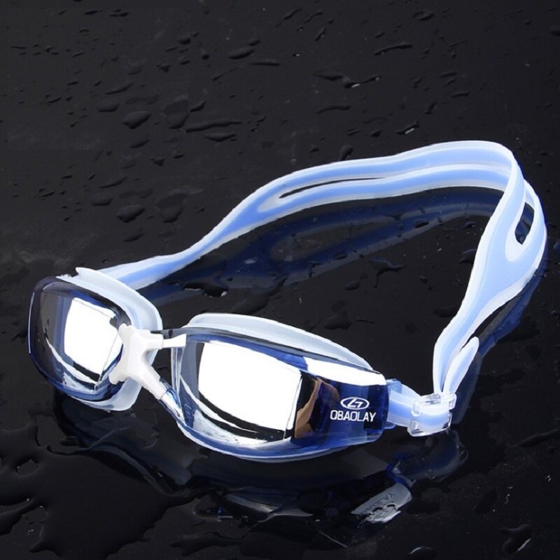 with Prescription lenses Swimming Glasses Silicone myopia Men Swimming Goggles Anti-fog UV With Earplug for Women