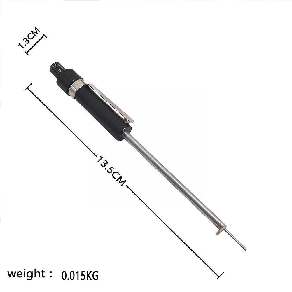 Brake Pad Measuring Gauge Portable Brake Pad Scale Universal Brake Pad Detection Pen Test Special Tool For Car Tire B4H3