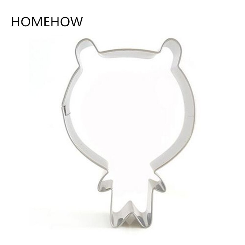 Coupe-biscuits petit ours en acier inoxydable | Petit ours mignon en métal, coupe-pâtisserie et Fondant, outils de cuisson 1 pièce