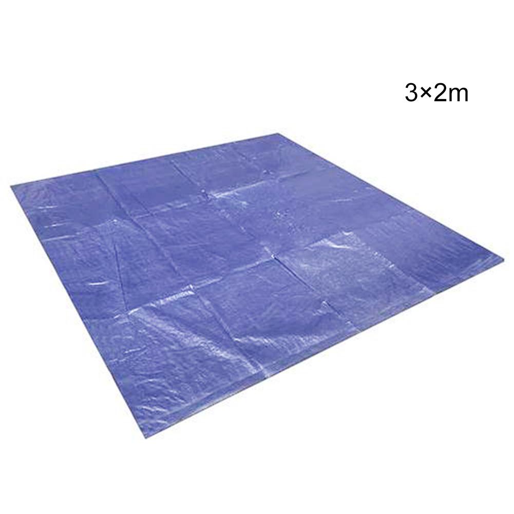 PE balkon Swimming Pool balcony Cover sunscreen Easy to Carry Swimming Pool Ground Mat: 3 x 2m
