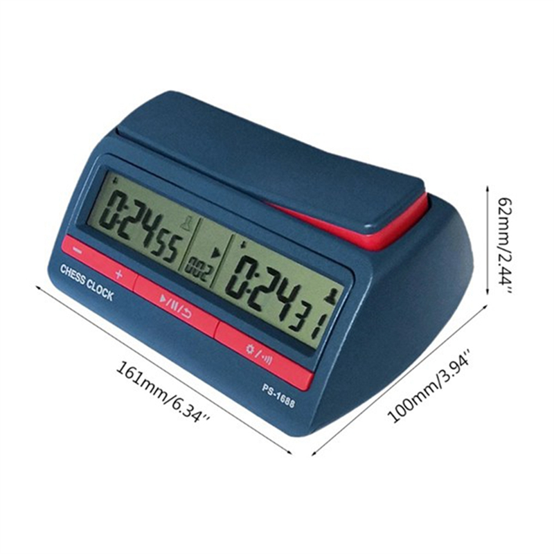 professionele geavanceerde schaak digitale timer schaakklok count up down bordspelklok PS-1688