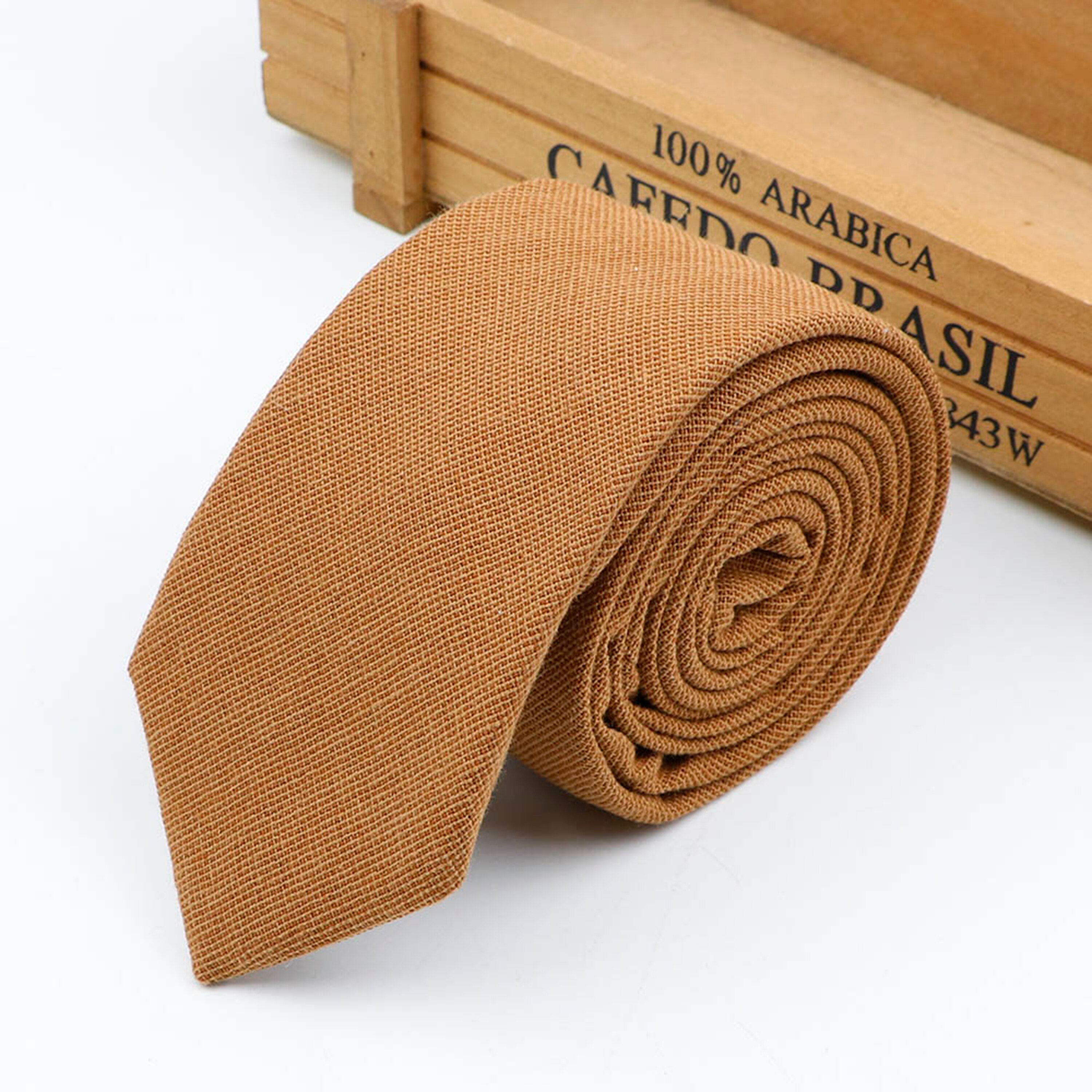 Corbata informal para hombre, corbatas delgadas hechas a mano de algodón clásico de 6,5 cm con textura de camisa estrecha para boda, Collar, corbatas delgadas,