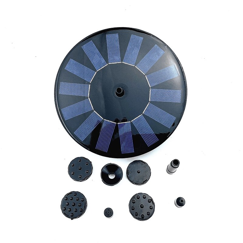 Mini Solar Water Fountain Pool Pond Waterfall Fountain Garden Decoration Outdoor Bird Bath Solar Powered Fountain