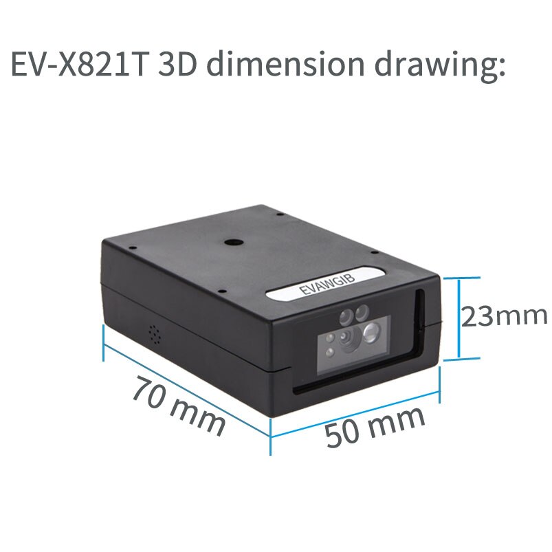 2D Fixed barcode reader Barcode module CMOS USB/TTL/RS232 interface Kiosk Equipment Vending Fixed Barcode Scanner