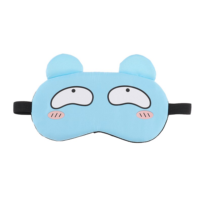 Slaap Oogmasker Slaapmasker Katoen Kat Ooglap Slaapmasker Leuke Eye Cover Travel Rest Eye Band Slapen Aid Blinddoeken: H
