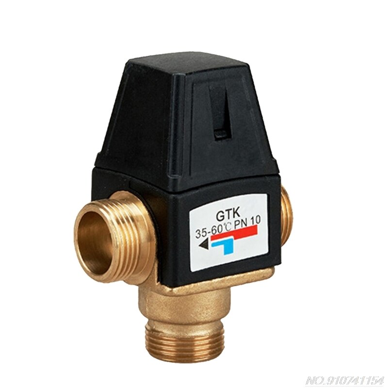 Solar Water Heater Val ve 3Way Thermostatic Mixer Val ve 3Way Male Thread Thermostatic Mixing Valv Bathroom D04 20: DN20-1
