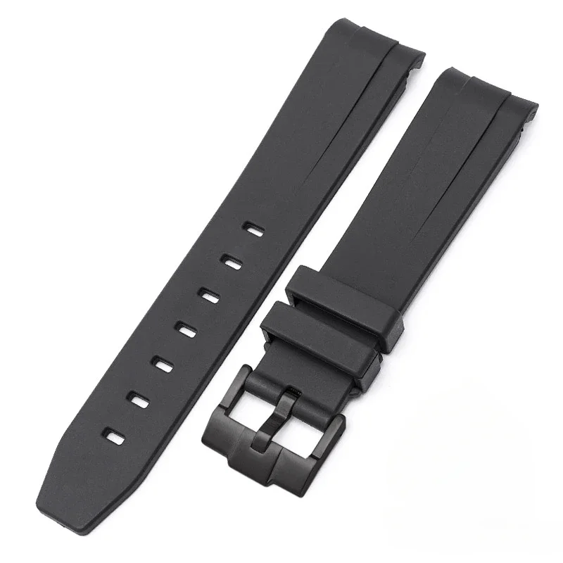 Correa de reloj para Omega X Swatch Joint MoonSwatch Speedmaster, correa de silicona de goma con extremo curvo, pulsera deportiva suave para hombres y mujeres de 20mm: Violet niebla