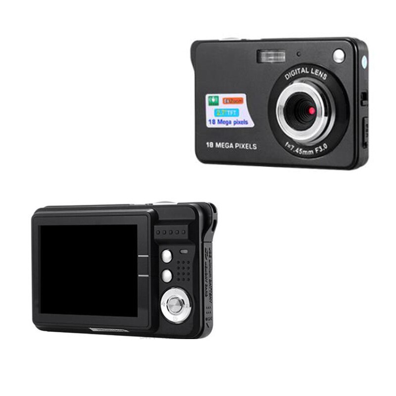2.7&quot; HD 1080P 18MP ZOOM Mini Digital Camera DV Video Kids Camcorder Anti-Shake Photo Camera Kids Gift