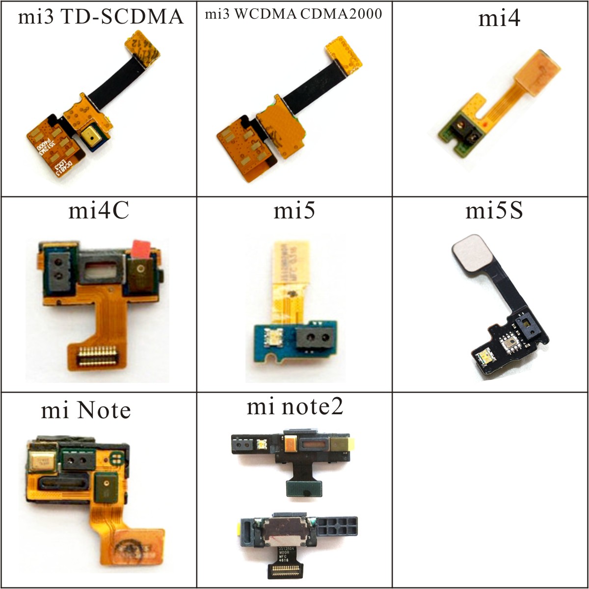 Proximity Sensor Flex Kabel Afstand Sensing Connector Voor Xiaomi Mi3 Mi4 4C Mi5 5S Note 2 TD-SCDMA Wcdma vervanging Deel
