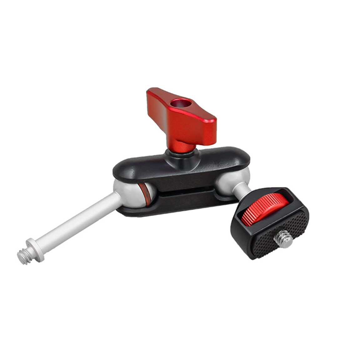 Chaussure chaude multifonction à double tête sphérique, pour trépied 1/4 pouces, bras magique, adaptateur Super pince articulé pour moniteur, lumière LED, appareil photo DSLR: Type G