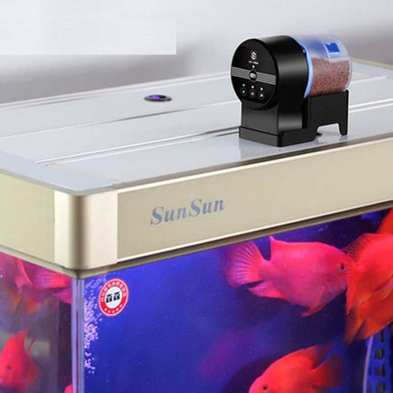 Curated visual reference: Automated Aquarium Maintenance Tools For Goldfish Reference: Sunsun Automatic Feeder Aquarium Goldfish Smart Ti