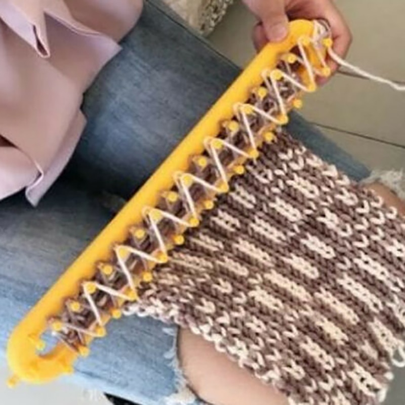 1 Set Rechthoek Ronde Diy Breien Weefgetouw Sjaal Trui Hoed Sjaal Stiksels Knit Handgemaakte Craft Weven Vlechten Tool