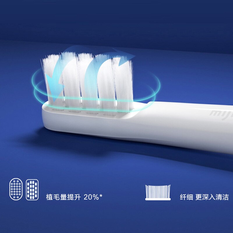 XIAOMI MIJIA Sonic Electric Toothbrush Cordless USB Rechargeable Toothbrush Waterproof Ultrasonic Automatic Tooth Brush