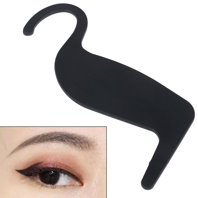 1pc black Makeup Template Makeup Contour Eye Liner Card Stencil makeup Contour Makeup tool