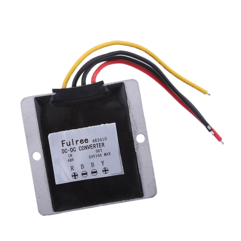 Waterproof DC/DC Converter 48V (30-60V) Step Down to 24V/10A 24V 10A 240W Power Supply Module