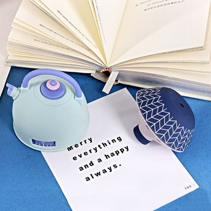 Cute Kitchenware Shape Mechanical Kitchen Timer Loud 60 Minutes Time Interval Cooking Timer Reminder Alarm Time Manager Stopwatc