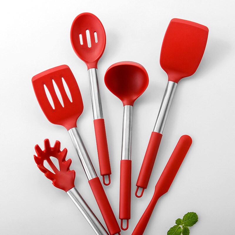 14-Pcs Storage Silicone Kitchenware cooking set kitchen utensil set