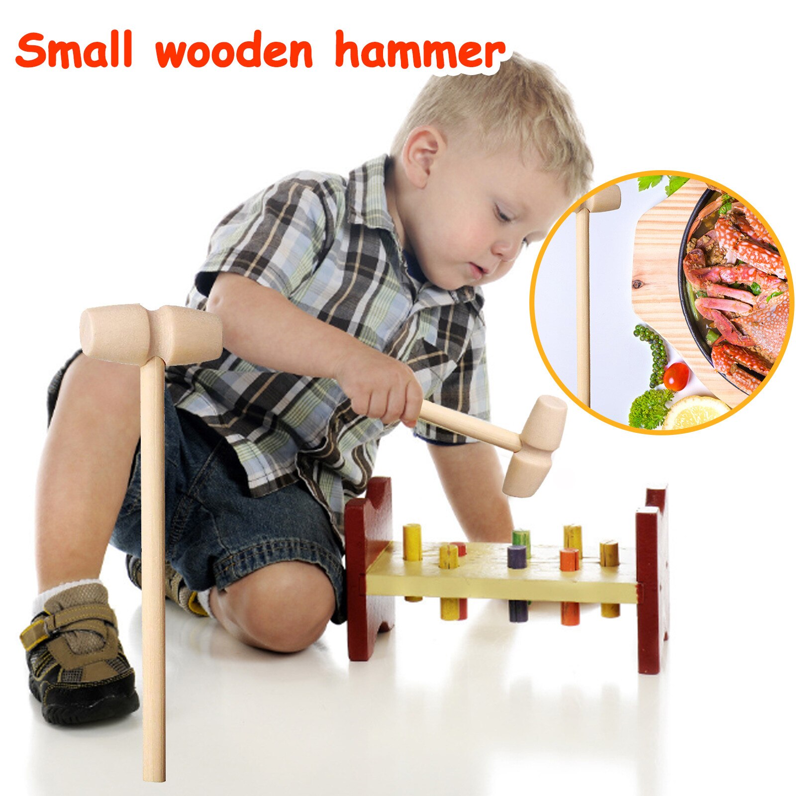 Mini Houten Hamer Kloppen Cake Houten Hamer Kinder Grandado