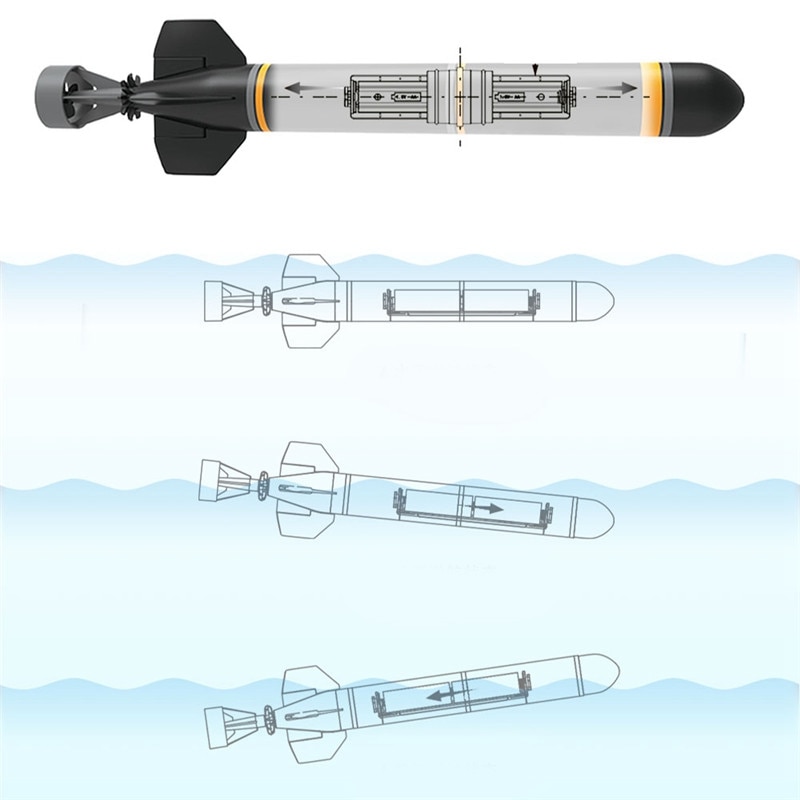 RC Submarine for Torpedo Assembly Model Kits DIY Extracurricular Toys Best To Kids Explore the Sea