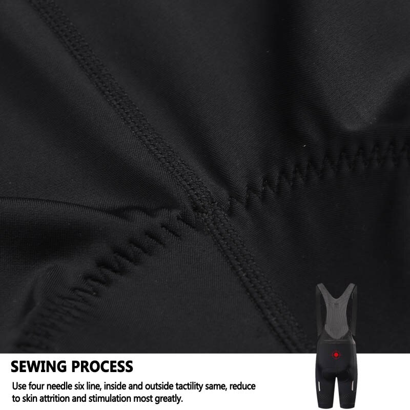 Ykywbike cykling bib shorts herre pro korea lycra åndbar cool 6 timers tur cykel bib shorts bedste