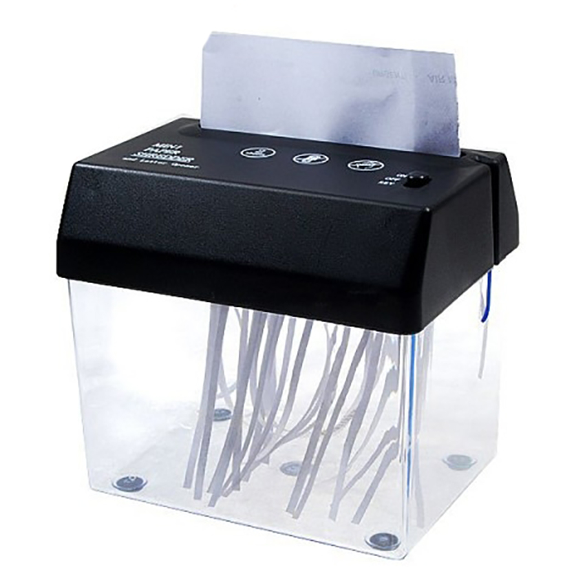 Mini elektrisk shredder bærbart papir shredder usb batteridrevet shredder dokumenter papirskæringsværktøj til hjemmekontor