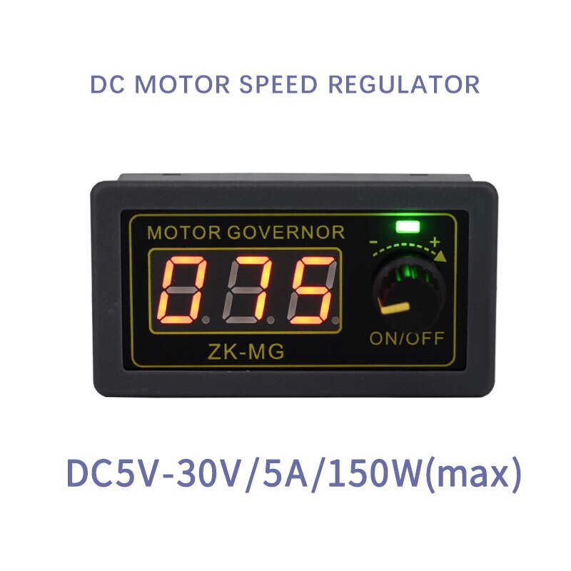 ZK-MG PWM DC Motor- Regler 5V 12V 24V Motor- Gouverneur LED Dimmen Pflicht Zyklus Frequenz Einstellbar PWM DC Motor- Geschwindigkeit Regler