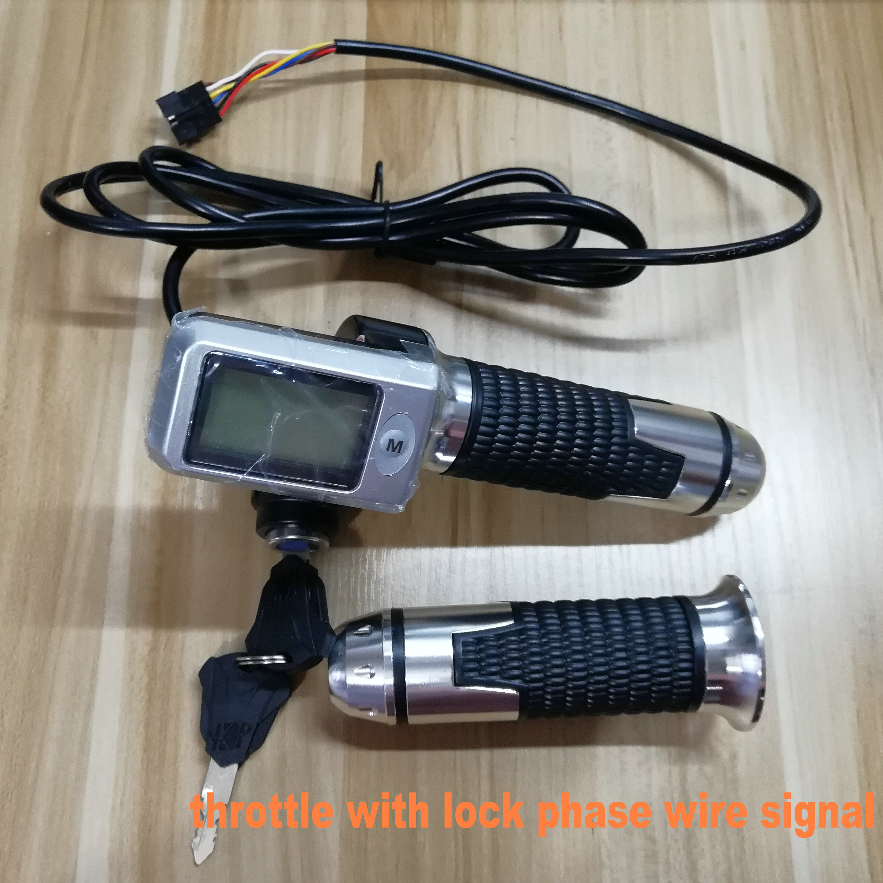 Speedometer/Odometer+Throttle+Lcd Display36v48v60v+Lock/Cruise+Battery Indicator Electric Scooter Bike MTB Tricycle DIY Part