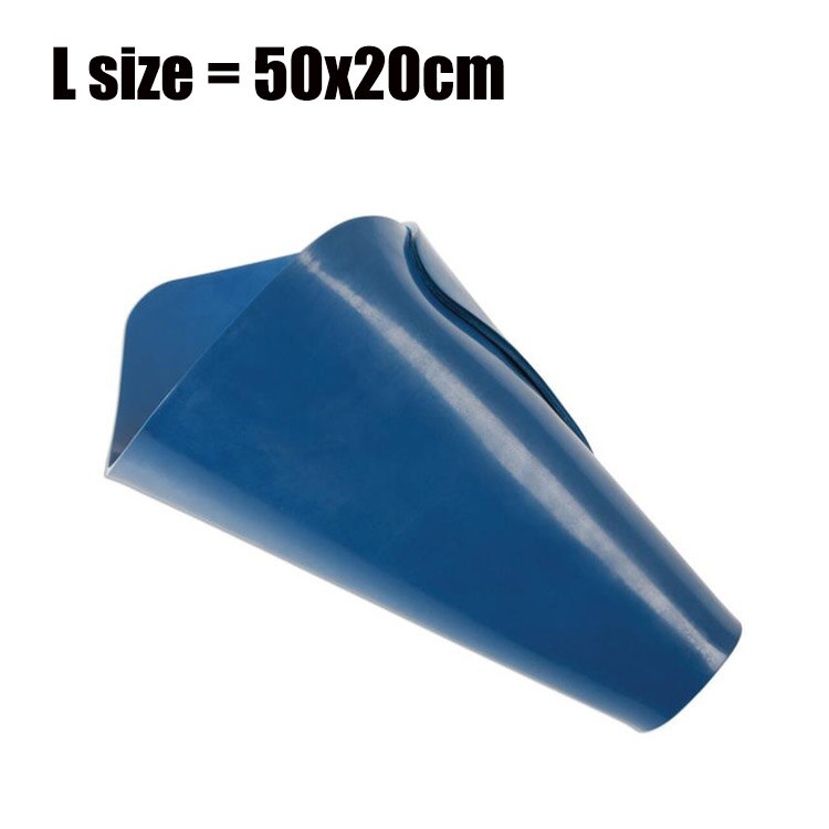Universele vultransfer opvouwbare siliconen auto auto motor trechter benzine olie brandstof benzine diesel vloeistof ruitenwisservloeistof verversen: Blauw l