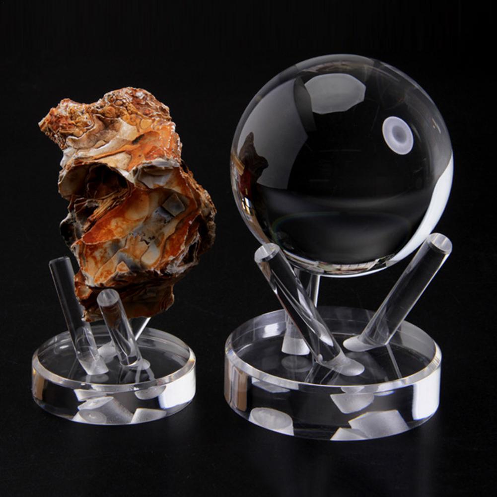Acrylic Transparent 50mm/100mm Crystal Ball With Free Stand Crystal Glass Ball For Photography Prop Home Decor