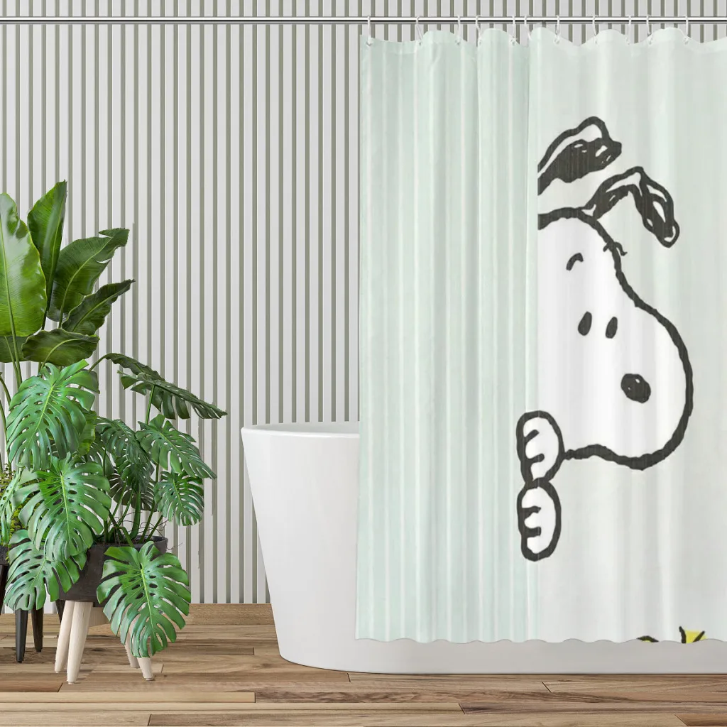 snoopy Dusche Vorhang Pro Bad ästhetisch Zimmer Dekoration
