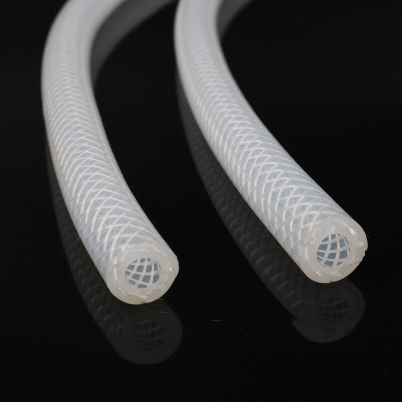 Tuyau Flexible en Silicone de alimentaire, 1M, 4, 6, 8, 10, 16, 20, 25, 38, 48mm de diamètre extérieur, pour le lait, la bière, haute pression