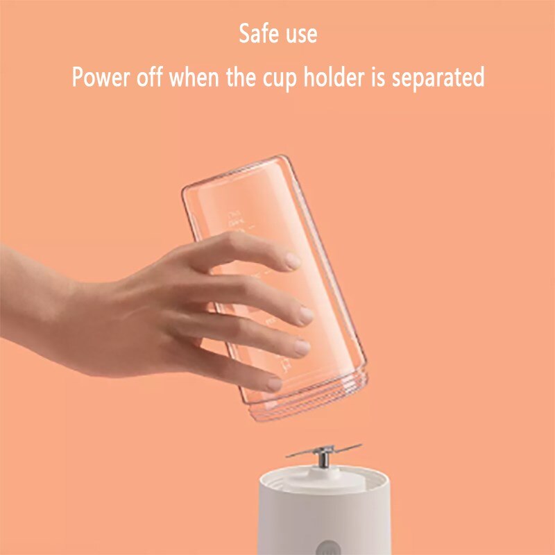 Xiaomi Viomi Portable Electric Juicer Blender Multipurpose Wireless Mini USB Rechargable Juice Cup 350ml Mini Cut Mixer Travel