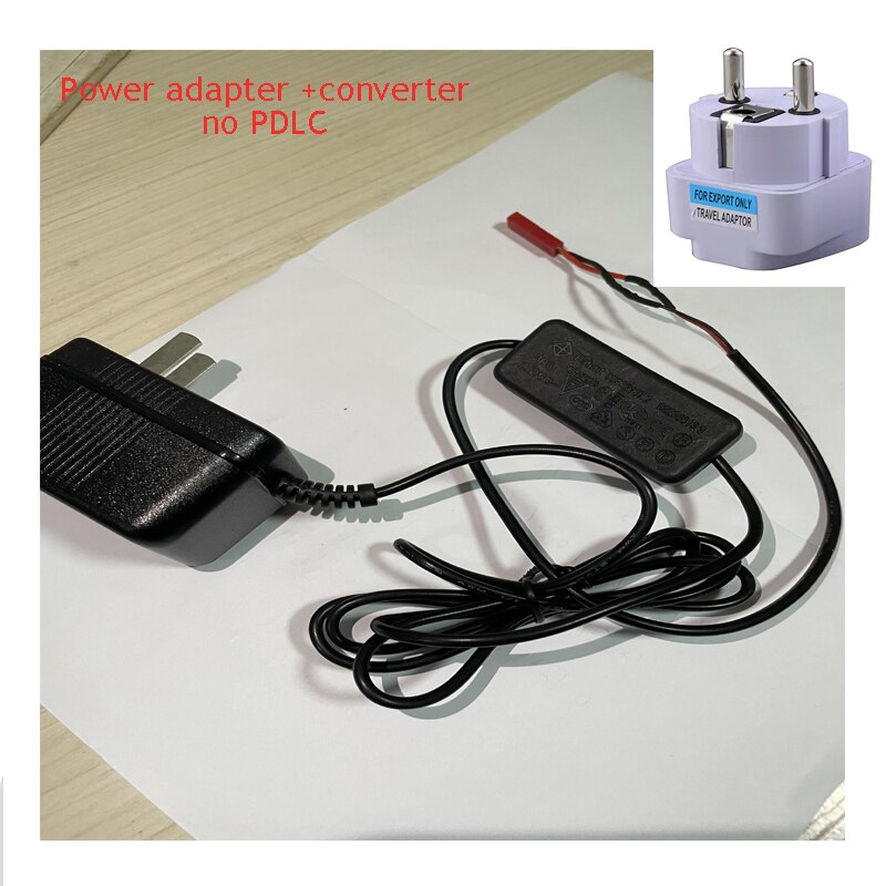 25 * 25 cm pdlc Film Automobile Film Privacy Building window Glass Intelligent Film pdlc Magic switchable transparent Sample size for Testing: Adapter converter