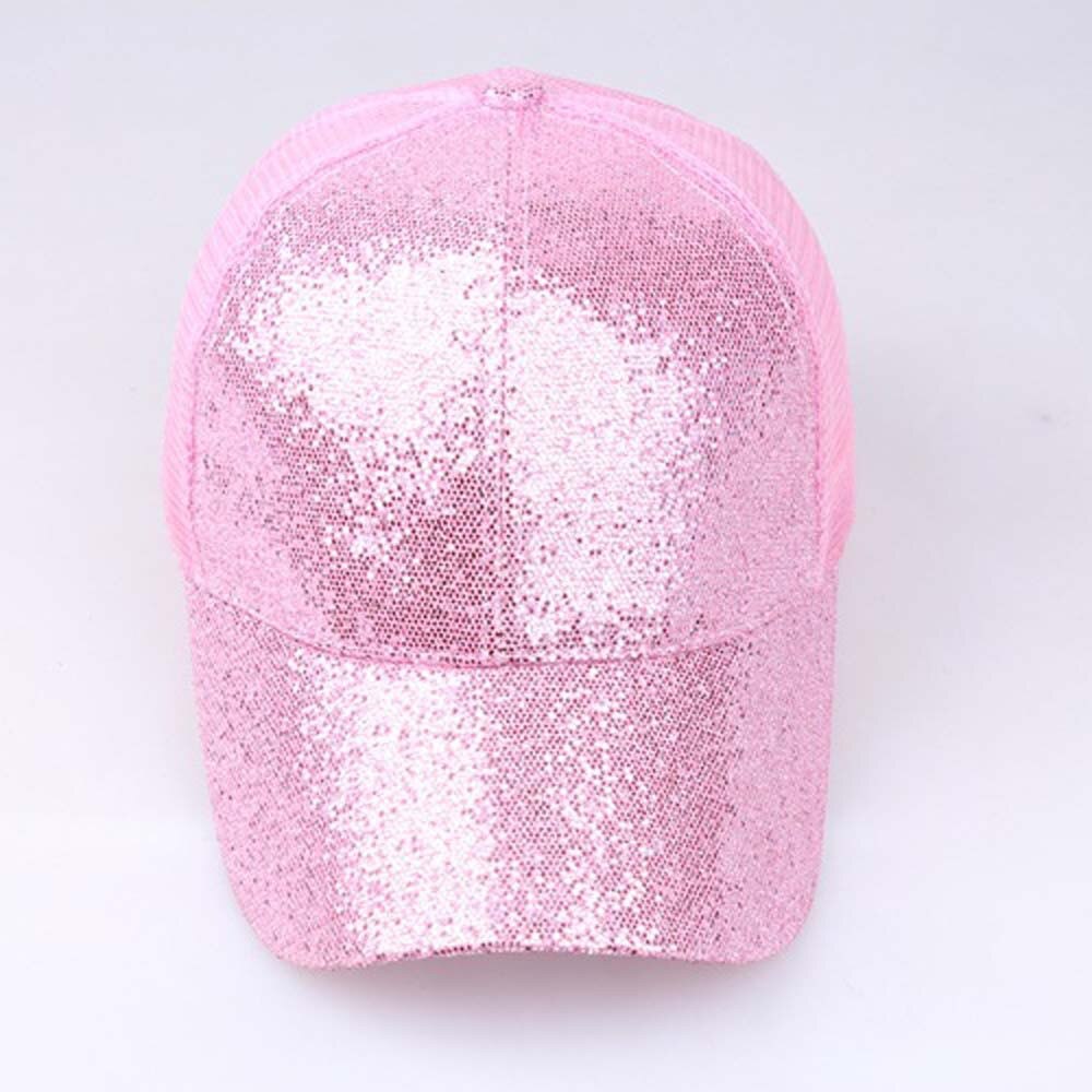 Gorra de béisbol con cola de caballo para mujer, gorro de béisbol con cola de caballo, Cierre trasero, ajustable, estilo Snapback, Hip Hop,