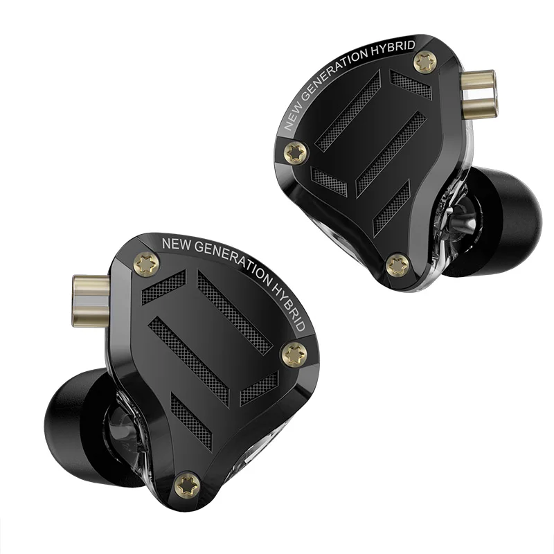 KZ ZS10 Pro 2 HIFI Metal Earphone In Ear Bass Earbud 4-Level Tuning Switch Headphone 2PIN Cable ZAS ZSX ZSNPRO AS16PRO ZS10PRO 2