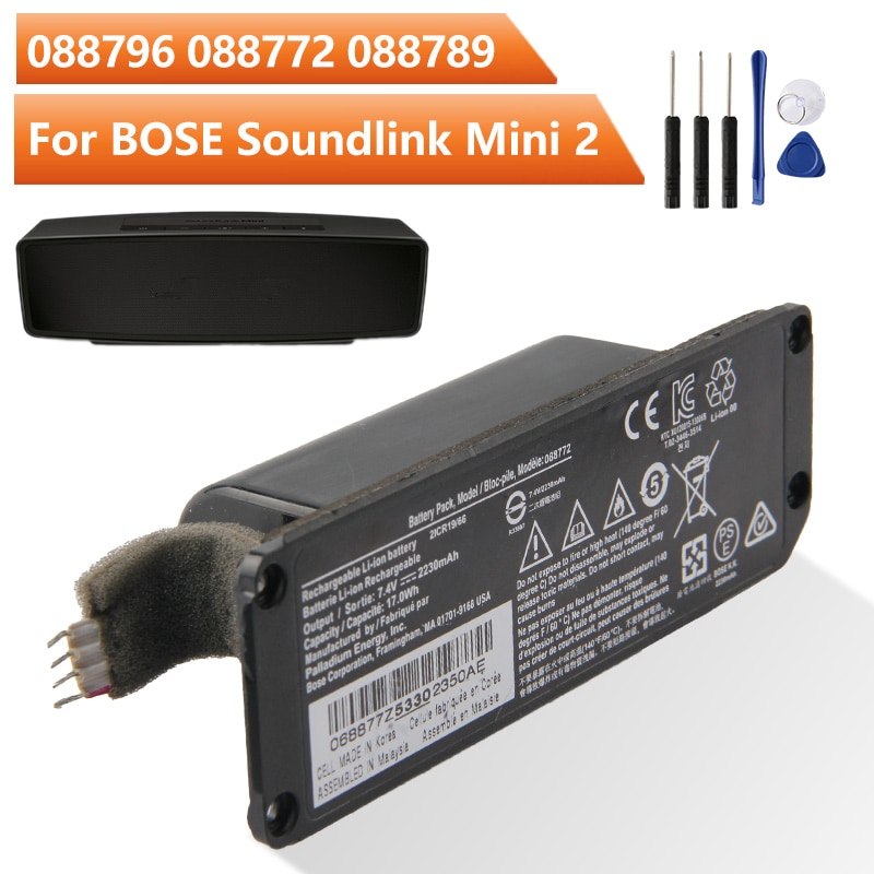 Originele Vervangende Batterij Voor Bose Soundlink Mini 2 Ii Bose 088789 088796 088772 Authentieke Batterij 2230Mah Met Gratis Tools