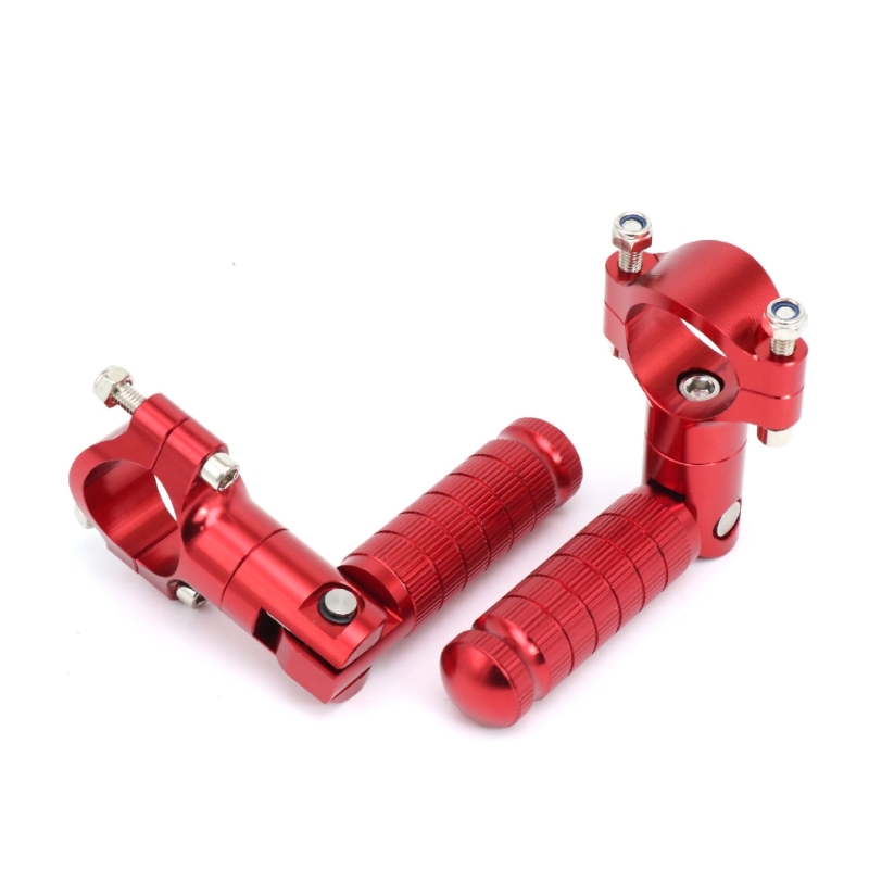 Aluminum Motorbike Footrests Adjustable Foot Pegs Supports Suitable for Motorcycle Enhancing Riding Posture and Reducing Fatigue