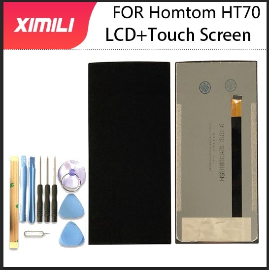 6.0 calowy wyświetlacz LCD HOMTOM HT70 + ekran dotykowy 100% oryginalny przetestowany wyświetlacz LCD Digitizer wymienny szklany płyta robić HOMTOM HT70 + narzędzia