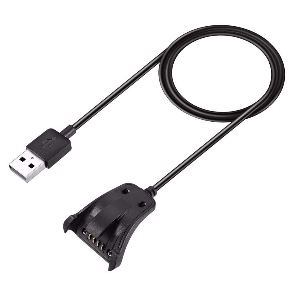 NUOLIANXIN Charger for Tomtom Runner 2 3, Spark 1 3, Golfer 2 SE, Adventurer - USB Charging Cable Clip Cradle 100cm