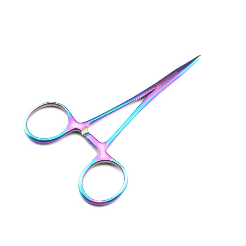 4inch Straight Curved Trauma Shears Scissors Hemostat Mosquito Forceps Dog Grooming Surgical Scissors Pet Clamp Cat Artery