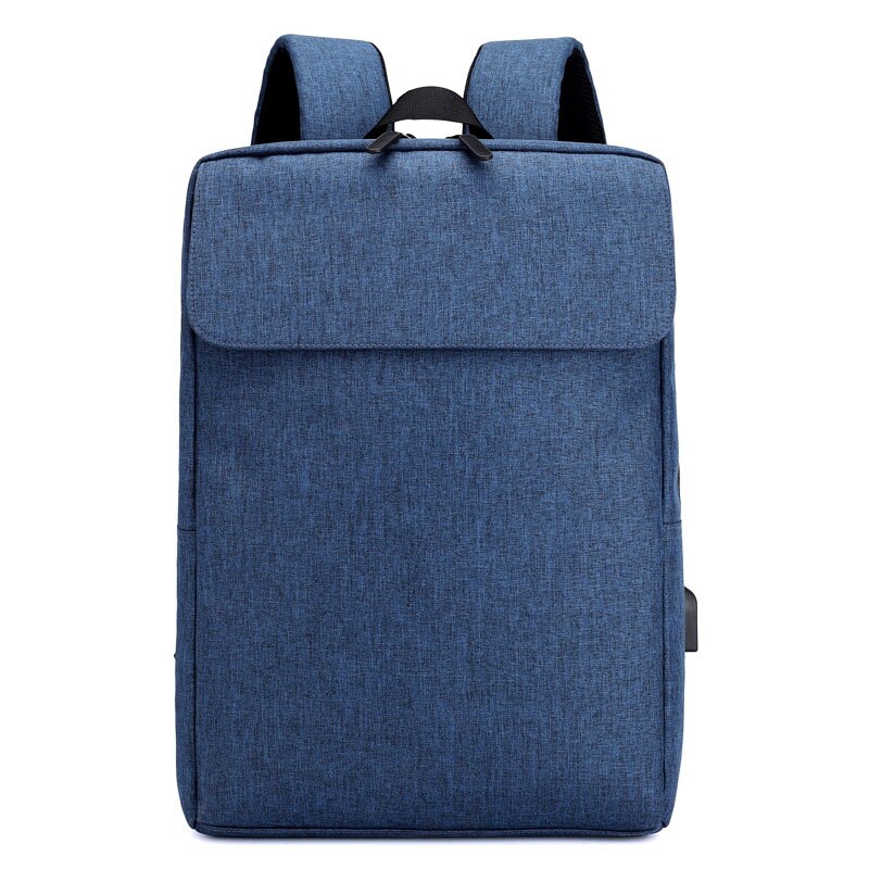 &#39;s Laptop Canvas Backpack for School Notebook Bags Waterproof Travel Rucksack: blue