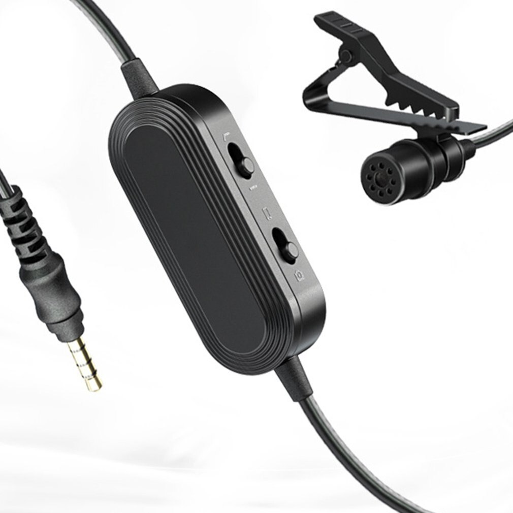 RE230 Lavalier Microfoon Revers Microfoon Voor Camera Pc Omnidirectionele Revers Mic Ruisonderdrukking Voor Video Interview