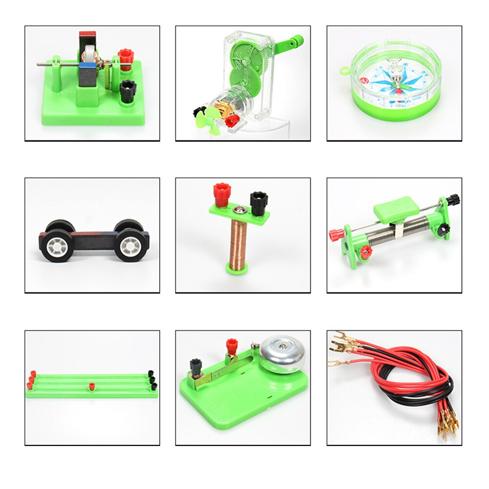 Videnskab eksperiment fisica fysik eksperimenter grundlæggende kredsløb elektricitet magnetisme studerende lærer kit skole undervisningshjælpemidler физика