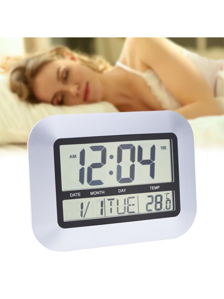 Electronic Perpetual Calendar Alarm Clock Temperature Digital Display